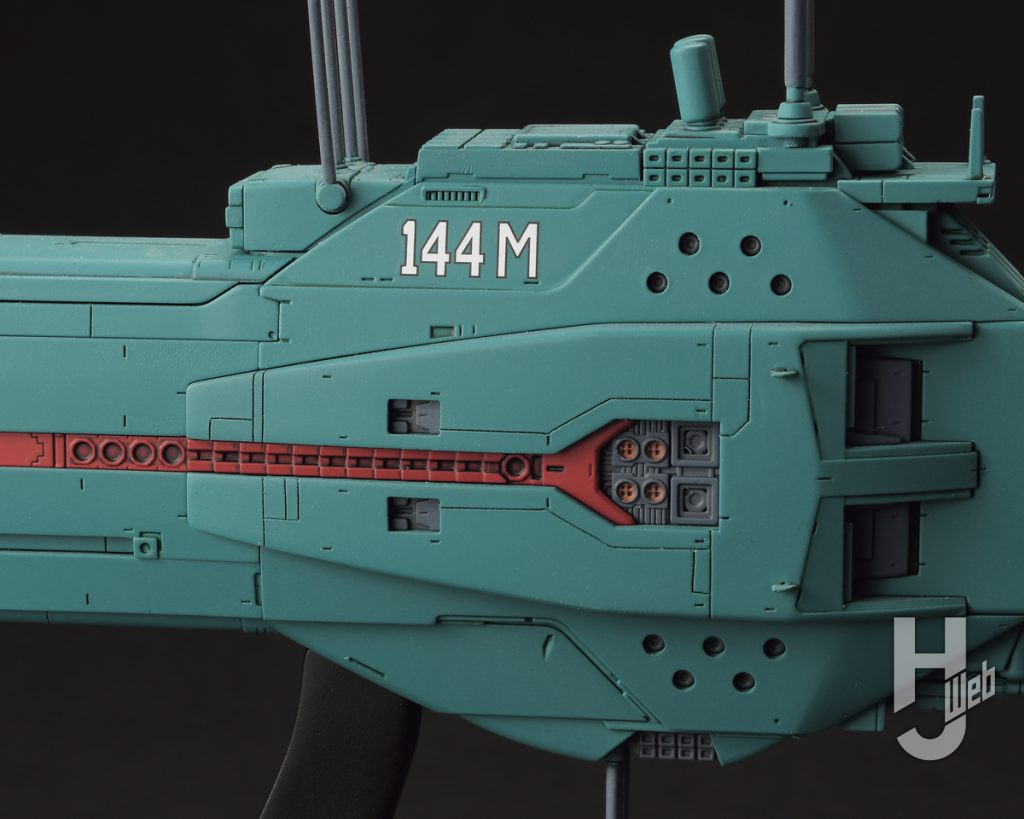 ヒューベリオンのプラモデルのアップ画像その1