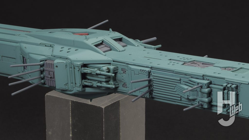 ヒューベリオンのプラモデルのアップ画像その3