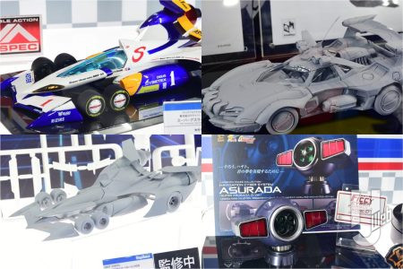 Hi-SPEC UNITED「アスラーダG.S.X ラリーモード」原型やプラキット「νアスラーダAKF-0/G」、新シリーズ「～LEGEND’s FACES COLLECTION～」など最新アイテムが多数展示！【新世紀GPXサイバーフォーミュラ】