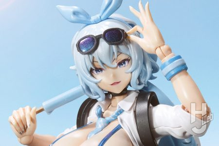 『GALHolic』プラモ第2弾、夏感満載のギャル・深青（ミオ） の作例が到着！ ガルプラの基本テクニックを使いきれいに仕上げつつ、シャツに“透け感”をアレンジとして加えて製作【AMAKUNIのガールズプラモ】