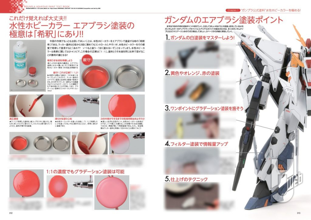 ガンプラ水性塗料の教科書sample1