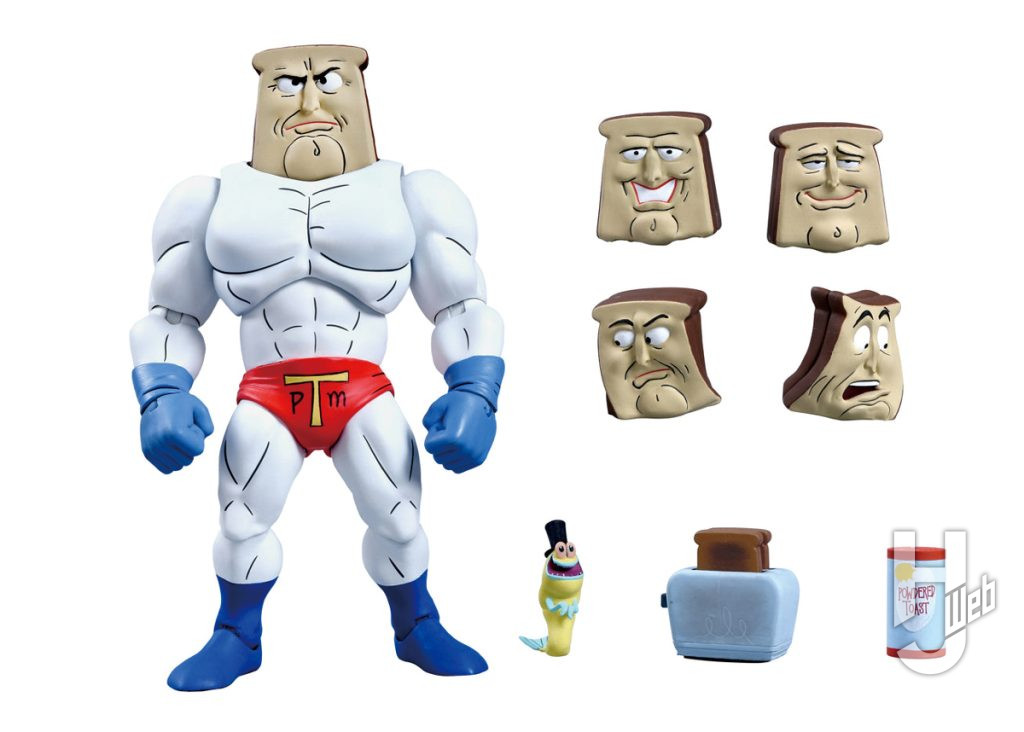 レンとスティンピー/ パウダー・トーストマン アルティメット 7インチ アクションフィギュア