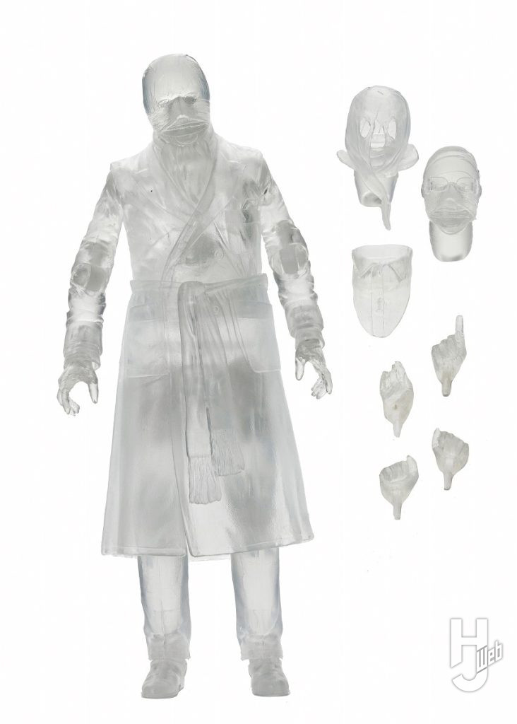 ユニバーサルモンスター/透明人間 Invisible Man:ジャック・グリフィン博士7インチ アクションフィギュア(インビジブル ver.)
