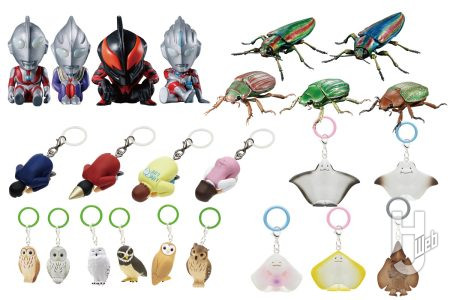 まちぼうけ ウルトラマンの場合2、いきもの大図鑑アドバンス タマムシとウグイスコガネ、エイの裏側可愛いマーカーチャームなど、9月＆10月発売のカプセルトイ情報をお届け！