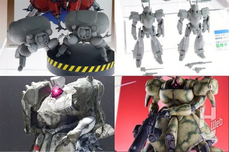 『機動戦士ガンダム ジオンの再興』ドワッジのプラキット塗装見本が展示。VAKITに『攻殻機動隊 THE GHOST IN THE SHELL』『機動警察パトレイバー the Movie』も登場【VAKITシリーズ】