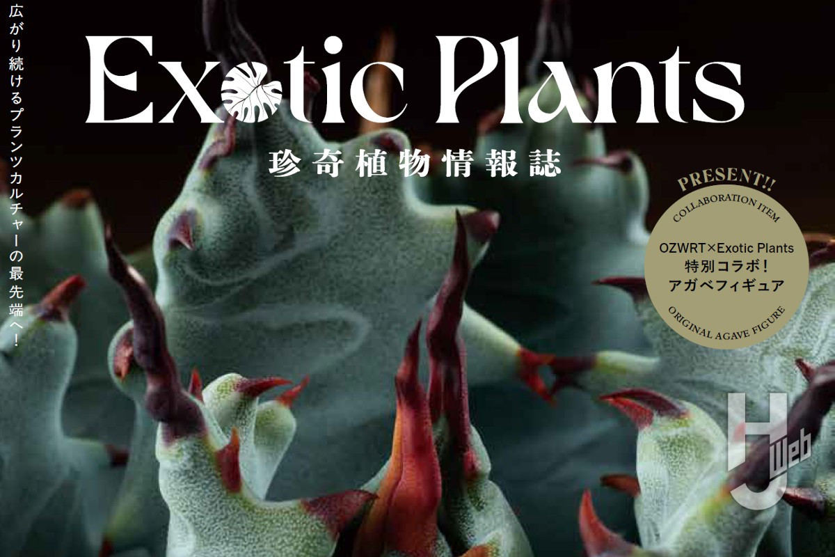 本日発売】「珍奇植物情報誌 Exotic Plants エキゾチックプランツ