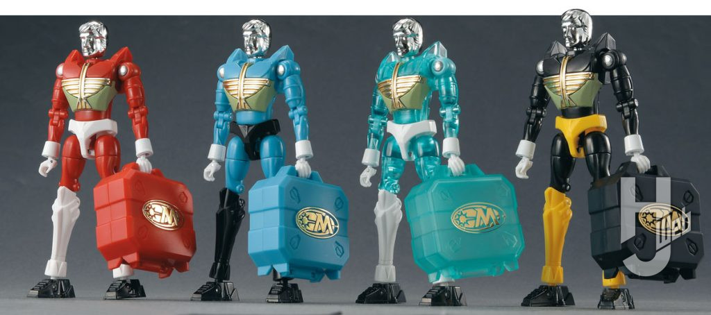 ミクロマンコマンド1号×4種/コマンド1号&ミクロチェンバー