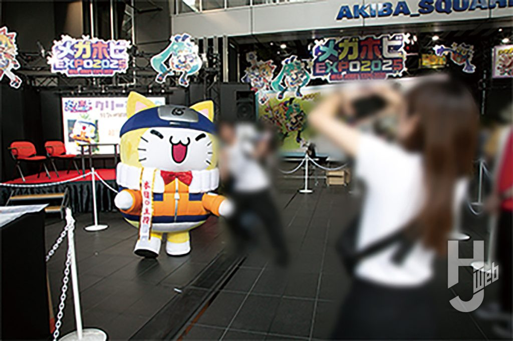 過去のメガホビEXPOでのグリーティングの様子の画像