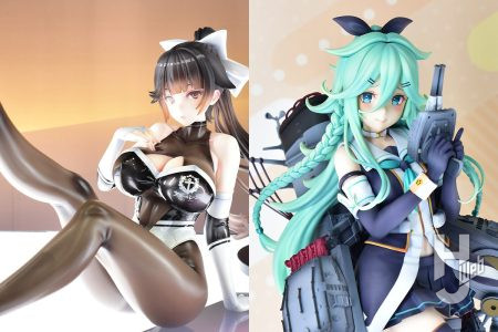 『アズールレーン』最新フィギュアの原型や『艦これ』山風改二の彩色原型などが展示中！【MIMEYOI／キューズＱ：メガホビEXPO 2026】