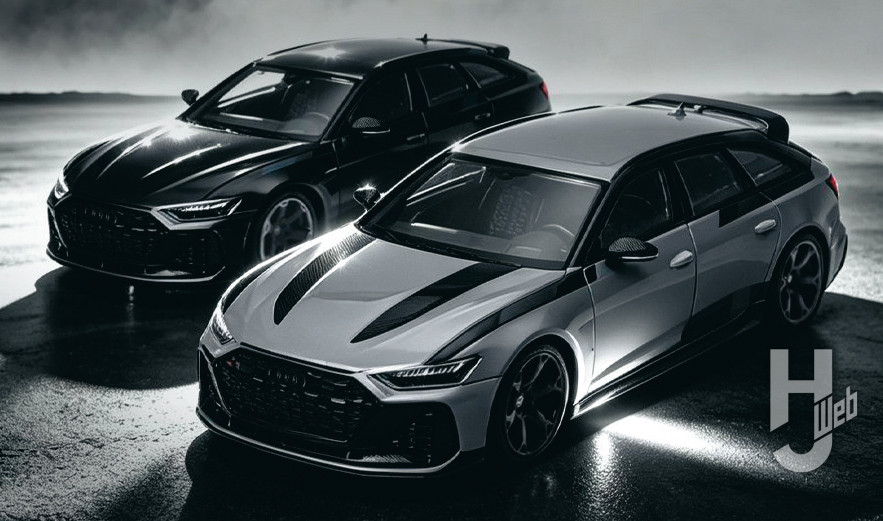 AUDI RS 6 AVANT GT ブラック、グレー