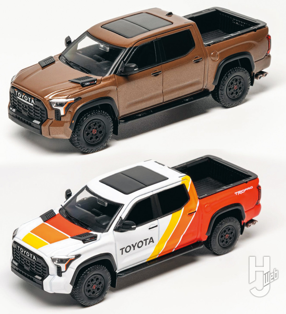 Toyota Tundra TRD PRO -(LHD)- ブラウン、ホワイト/TRD デコレーション