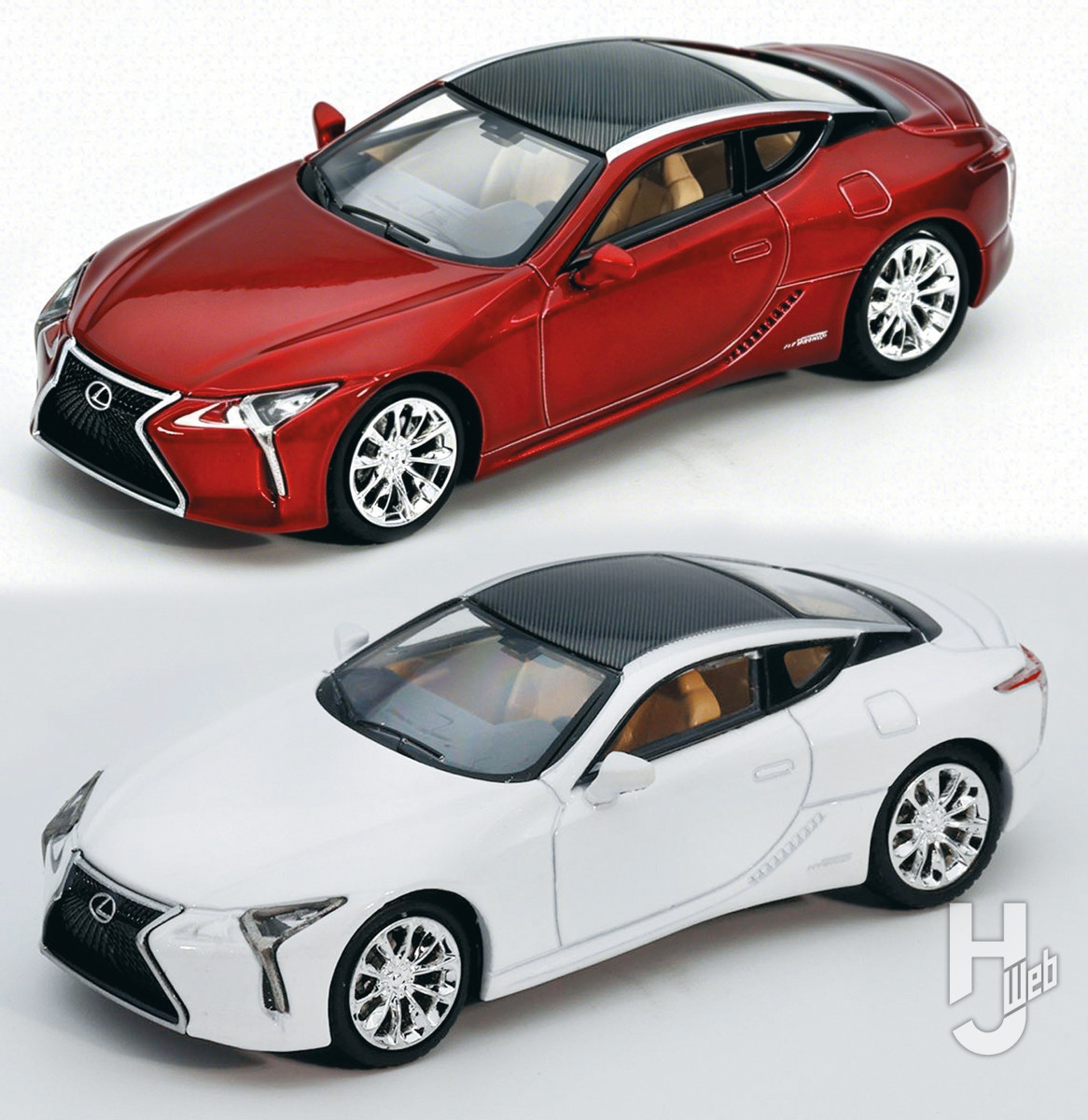 Lexus LC500h レッド、ホワイト