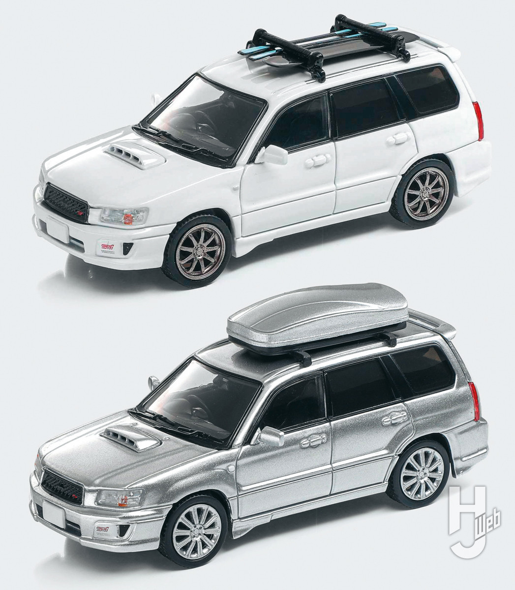 スバル・フォレスター STI Version ホワイト、シルバー