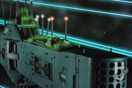 全長約31cmの大迫力サイズ『銀河英雄伝説』ヤン・ウェンリーの旗艦「ヒューベリオン」がプラキット化！ディテールアップと手軽な電飾工作でよりドラマチックに製作