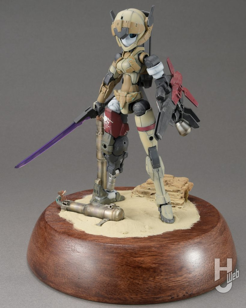 30MMアチェルビーのプラモデルのカスタマイズ作例の全体画像その1