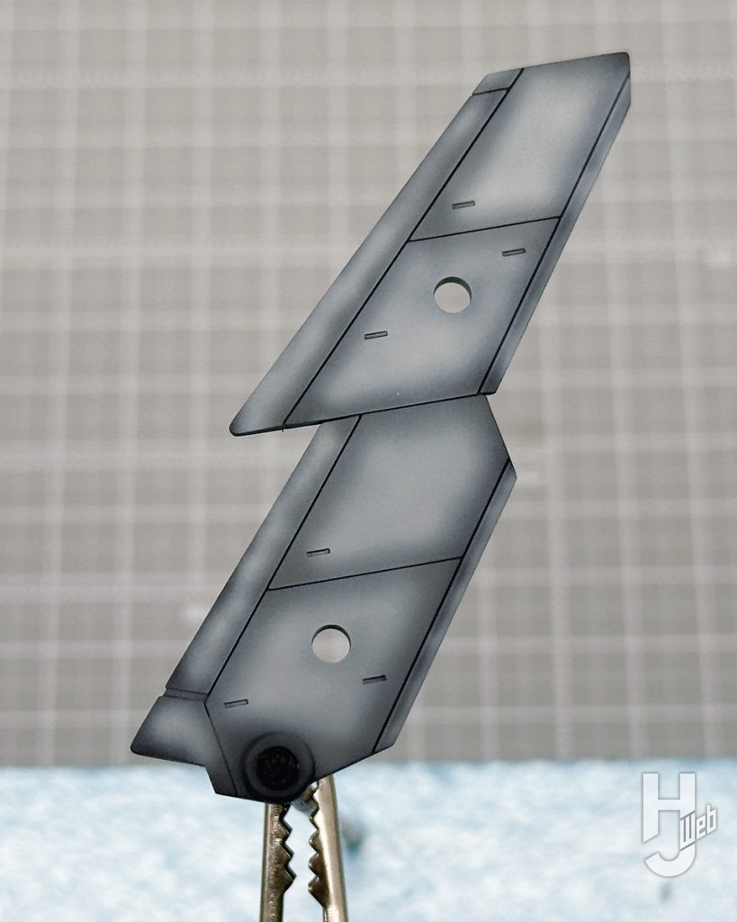 支援機のプラモデルの製作の画像その3