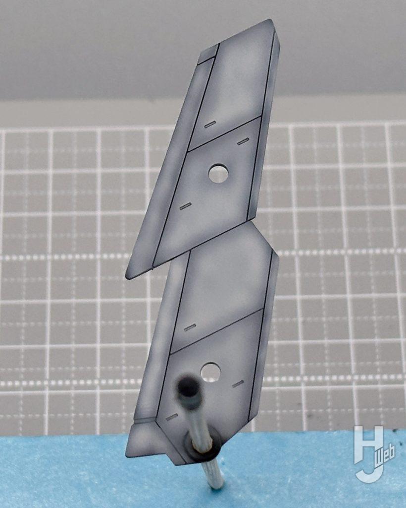 支援機のプラモデルの製作の画像その4