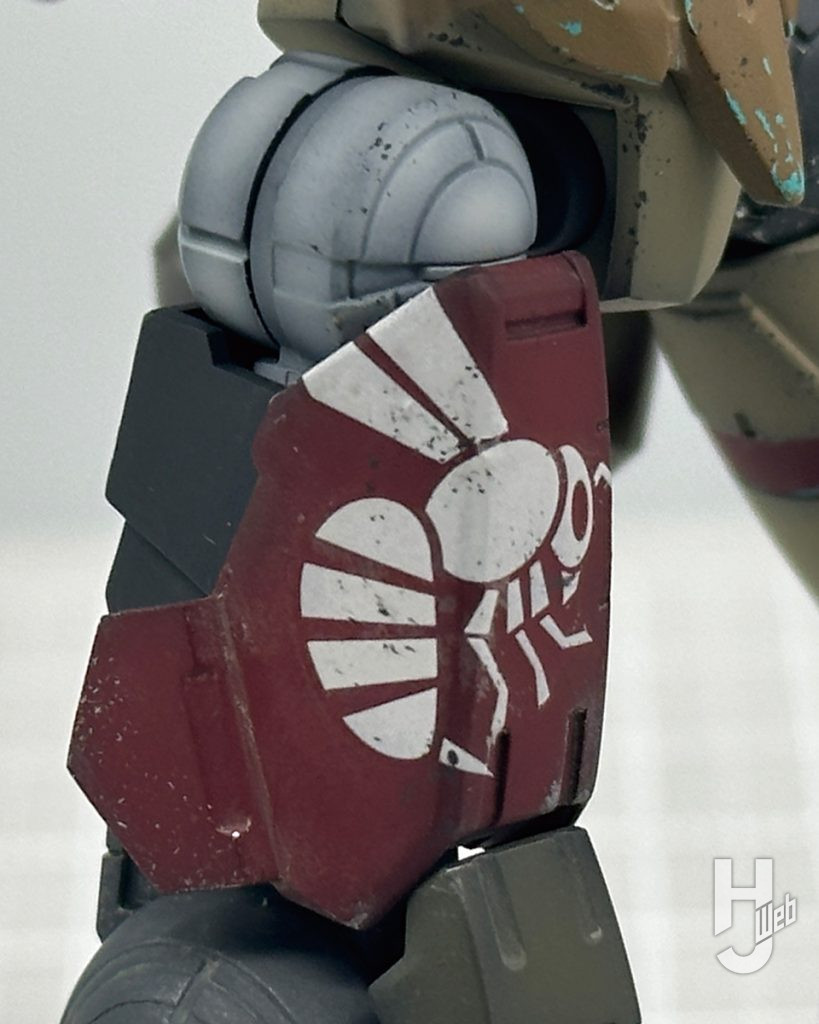 支援機のプラモデルの製作の画像その5