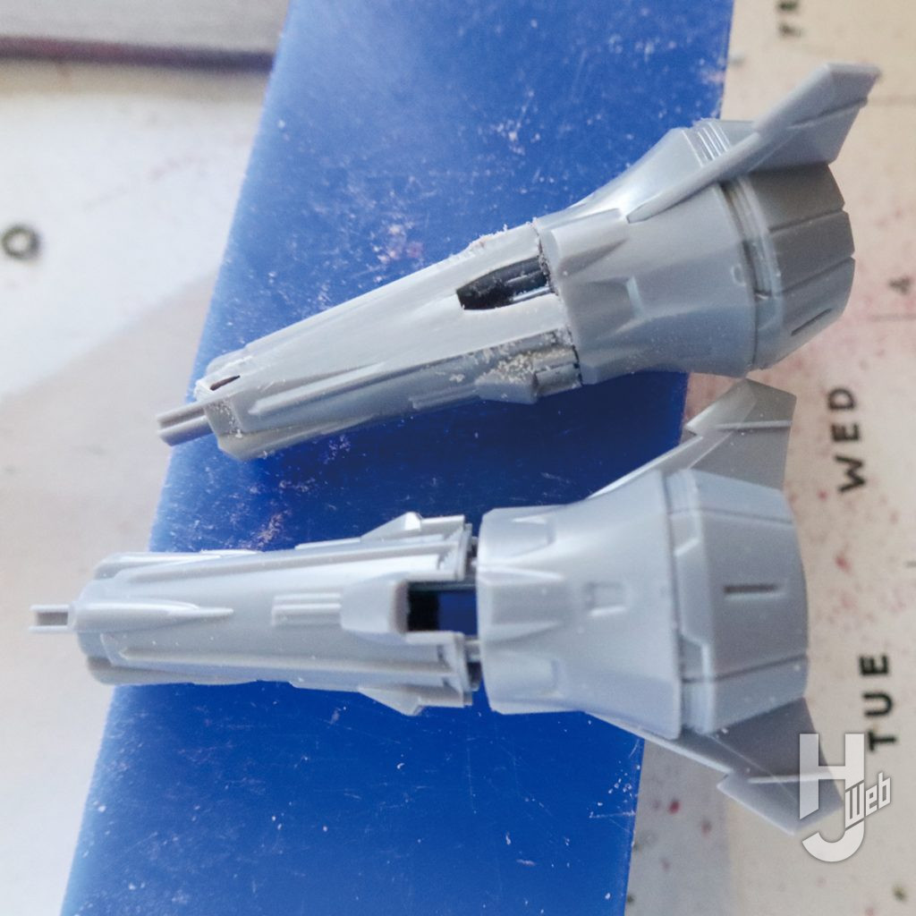 MG ジャスティスガンダムの製作の画像その6