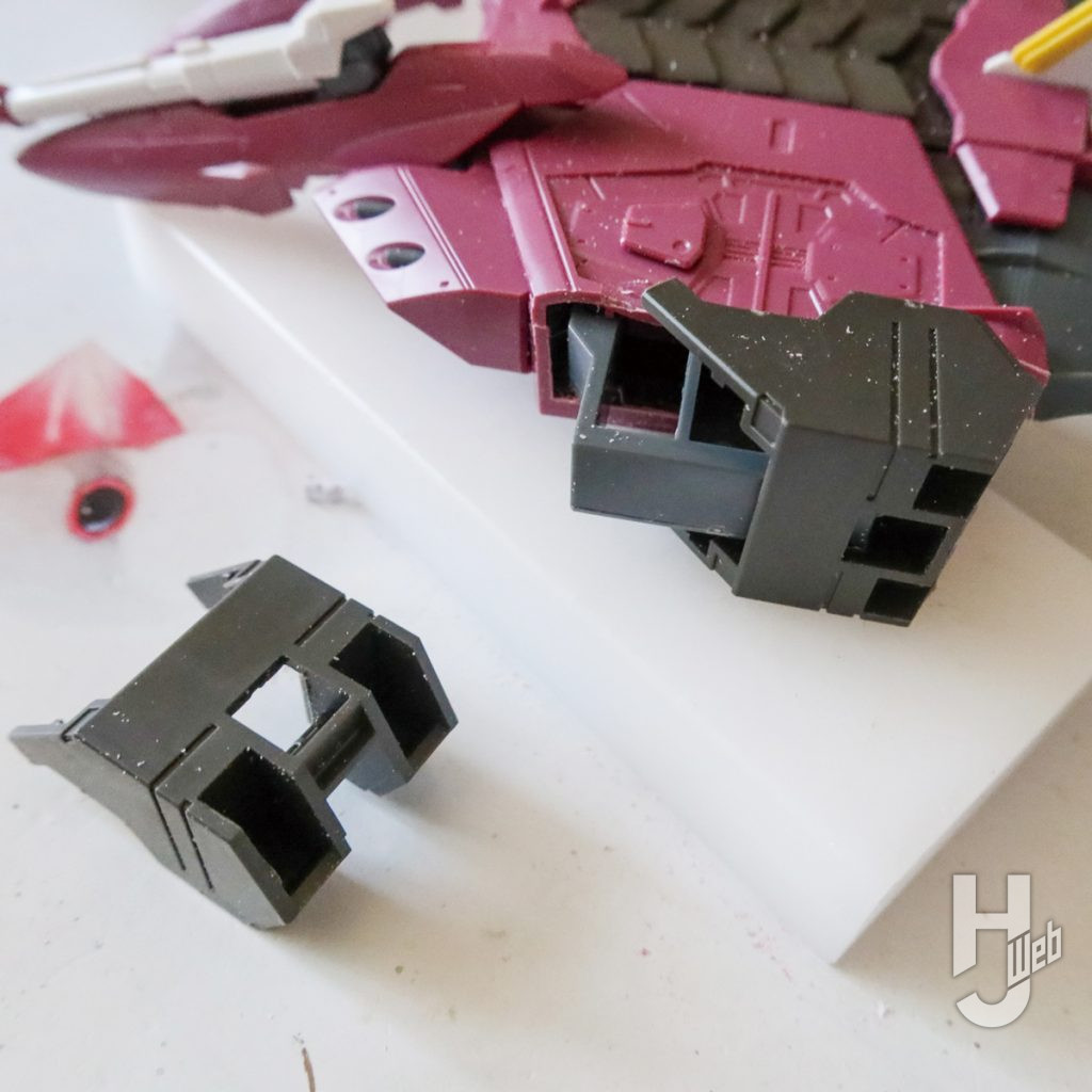 MG ジャスティスガンダムの製作の画像その10