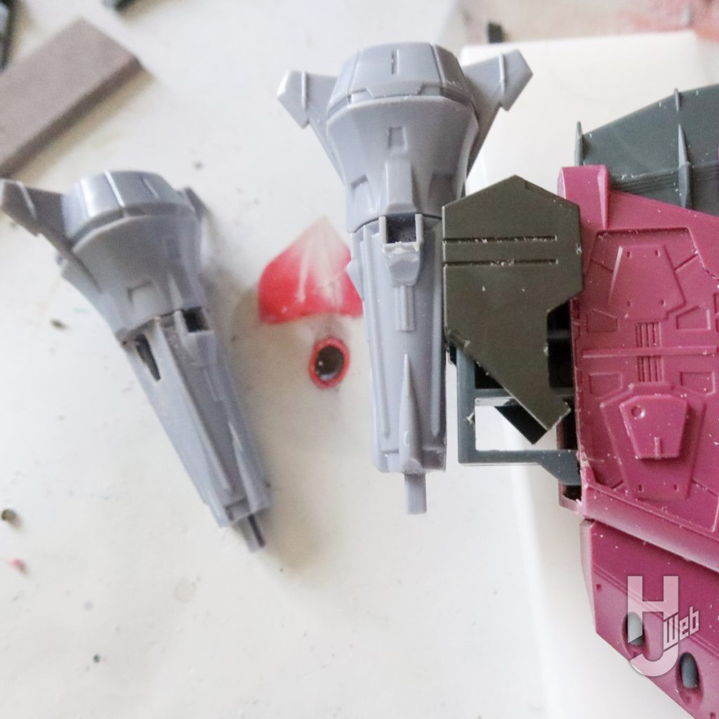 MG ジャスティスガンダムの製作の画像その11