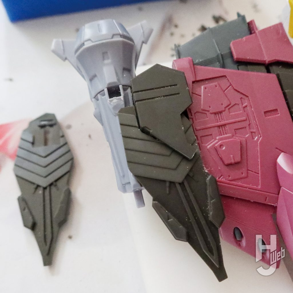 MG ジャスティスガンダムの製作の画像その12