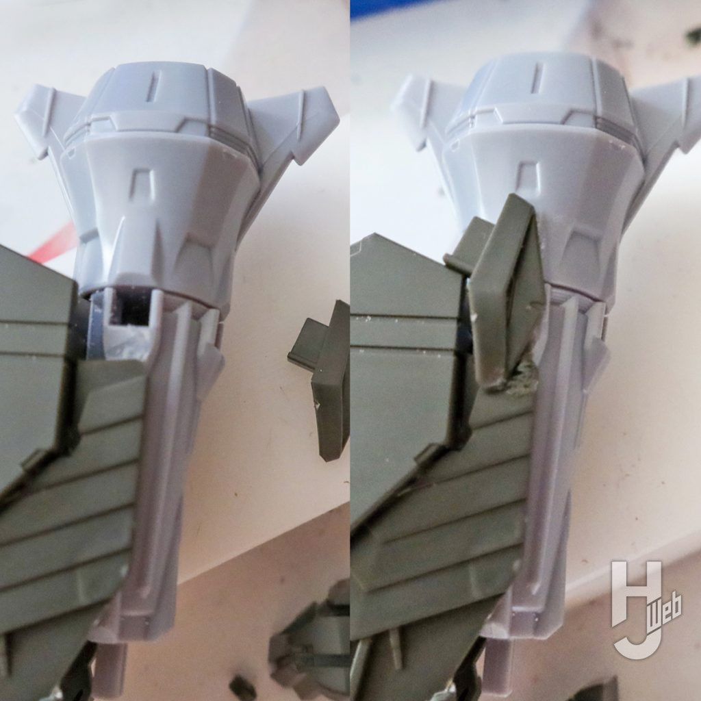 MG ジャスティスガンダムの製作の画像その14