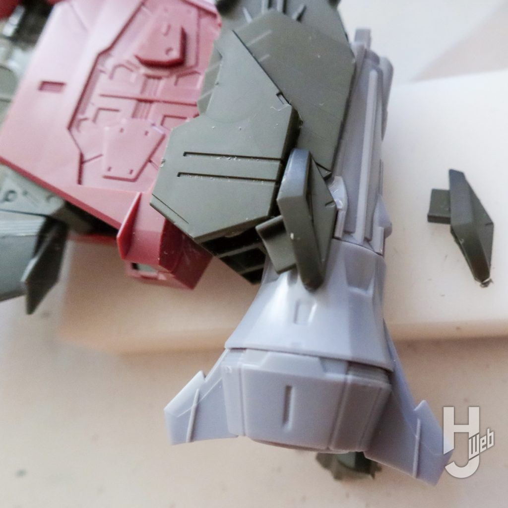MG ジャスティスガンダムの製作の画像その15