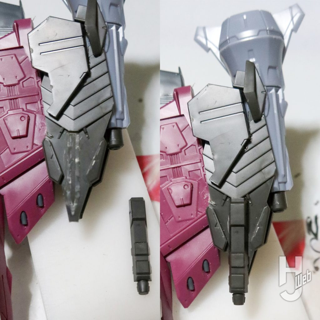 MG ジャスティスガンダムの製作の画像その18
