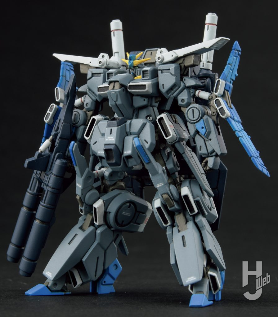 ガンダムアーティファクト ベストセレクションのZZガンダムの作例の画像