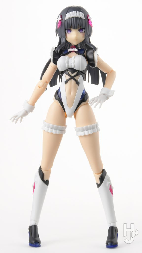 エリカ＝ストラディヴァリのプラモデルの高速軽装モードの全体画像