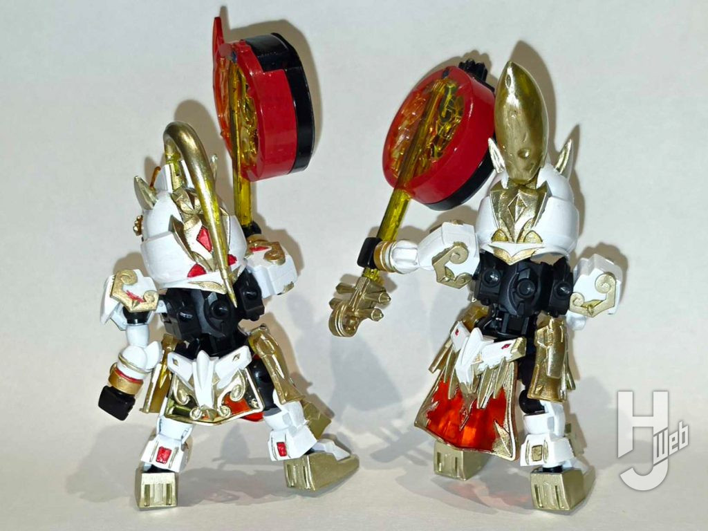 SD 三国創傑伝 大喬ガンダムアルテミー/小喬GNアーチャー背面ガンプラ初心者製作