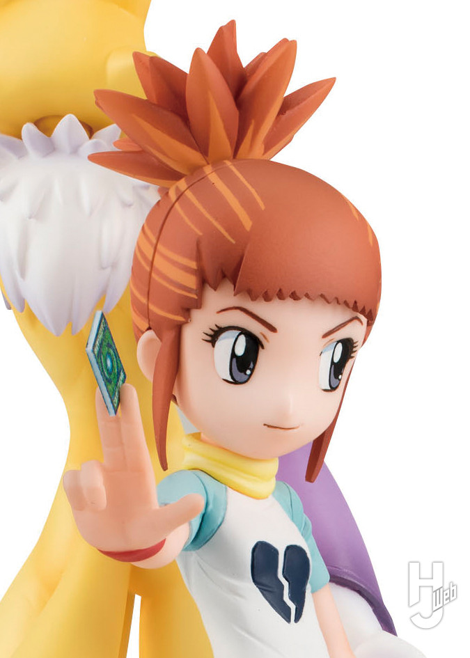 レナモンと牧野留姫のアップ画像その1
