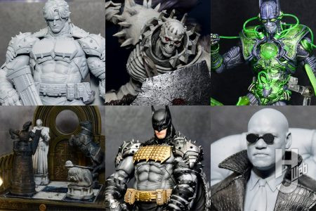 『アブソリュート・バットマン』や『マトリックス』『ハリーポッター』などハイクオリティの可動フィギュア、スタチューがずらりと並ぶ。「QUEEN STUDIOS／INART（イナート）」ブースピックアップ【上海WF2026 会場フォトレポート】