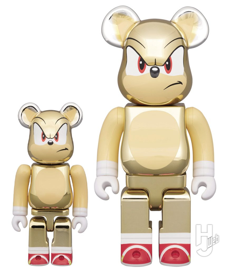 BE@RBRICK SUPER SONIC CHROME Ver. 100% & 400%の画像