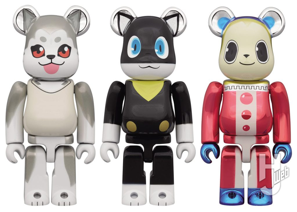 BE@RBRICK KOROMARU & MORGANA & KUMA 3PCS SETの画像