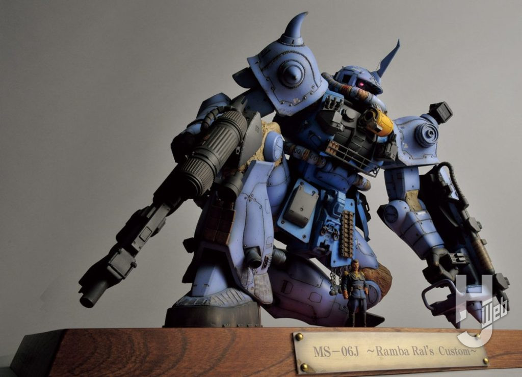 MS-06J ランバ・ラルカスタム　正面