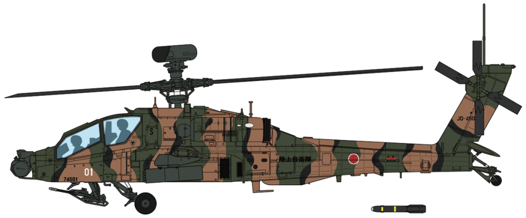 AH-64D　側面