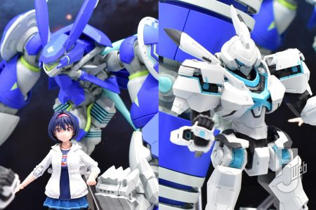 秋アニメ『バーテックスフォース』の「東道晴香＆グラビトンエンジン」と「ENIA」早くも立体化！【BANDAI SPIRITS／第63回全日本模型ホビーショー】