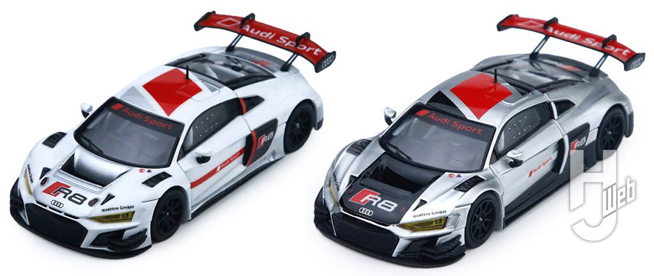 AUDI R8 LMS GT3 EVO II ホワイト、シルバー