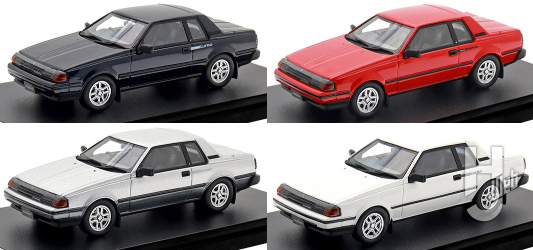 Toyota CELICA GT-TR(1984)ナイトブルーメタリック、スーパーレッドII、アス
レート・トーニング、ホワイト