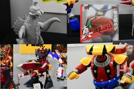 グレートザウルスシリーズ最新作「ガイガン」が初展示！POSE＋ METAL HEATにて「ブラックゲッター」の商品化も決定。「真ゲッター」も企画進行中【スーパーフェスティバル93】